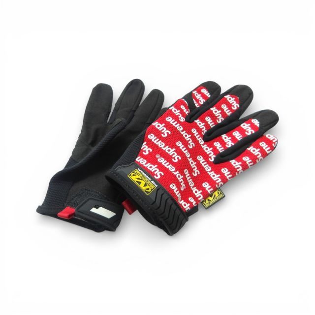 SUPREME 17ss Mechanix Original Work Gloves Red サイズM