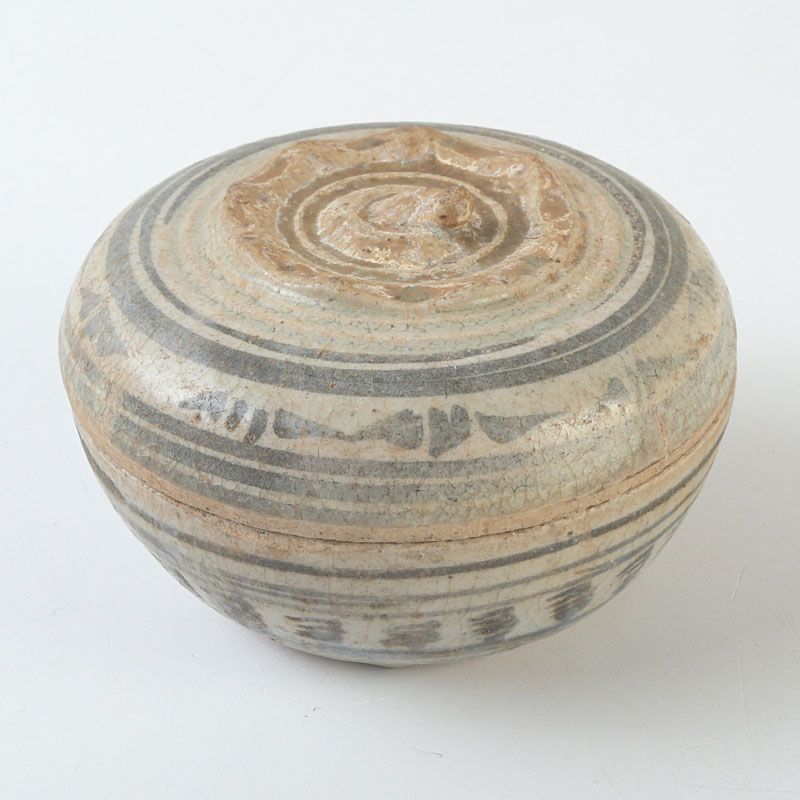 タイ古陶磁 スンコロク 宋胡録 香合 蓋物 C S657 - メルカリ