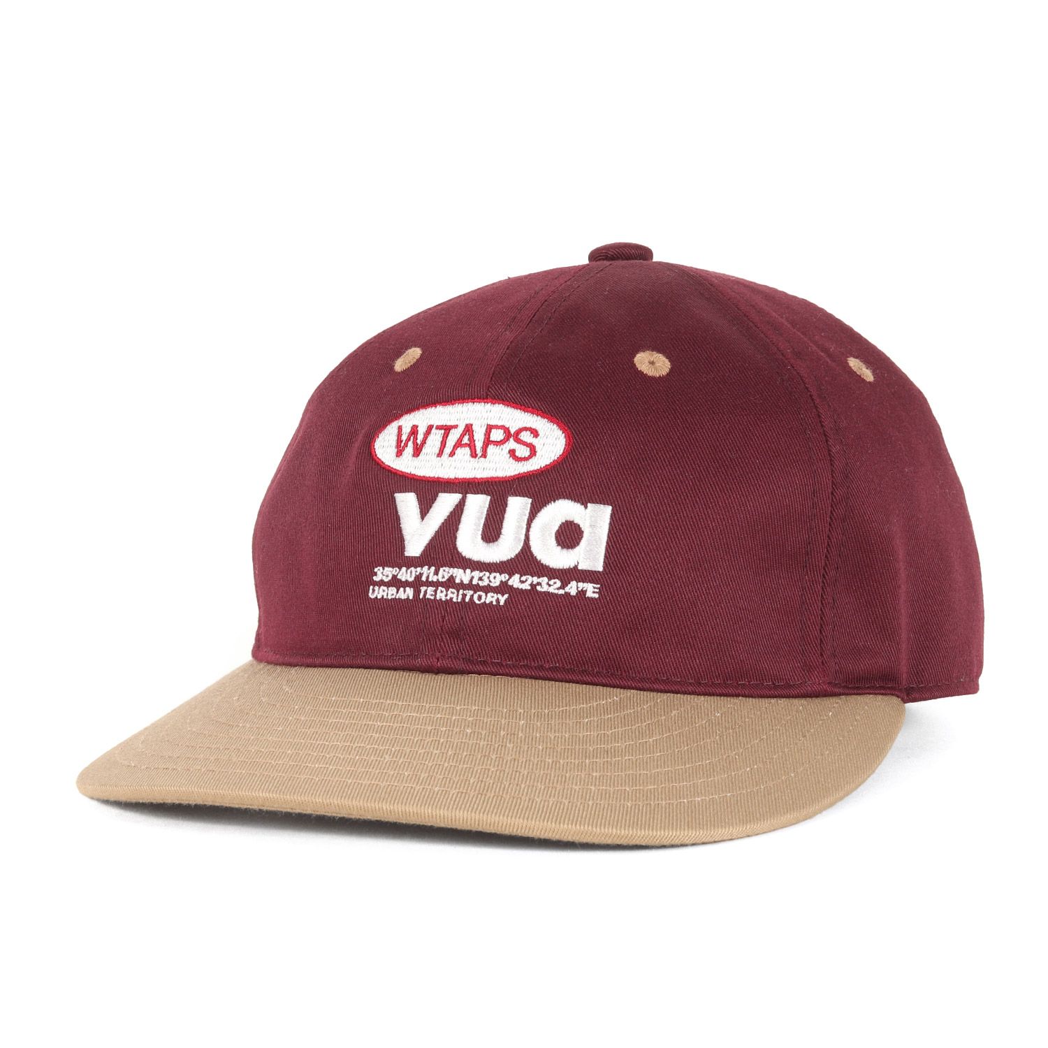 美品】WTAPS ダブルタップス キャップ バーガンディー サイズ:FREE