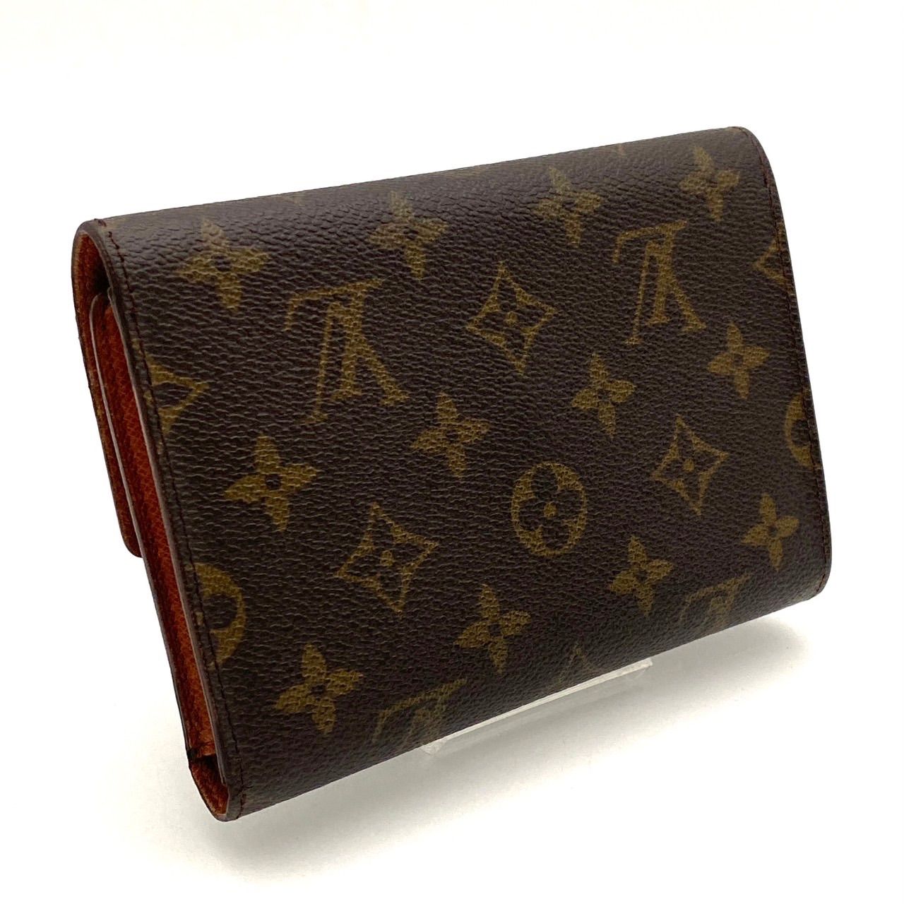 ルイヴィトン モノグラム ポルトトレゾール エテュイ パピエ 三つ折り