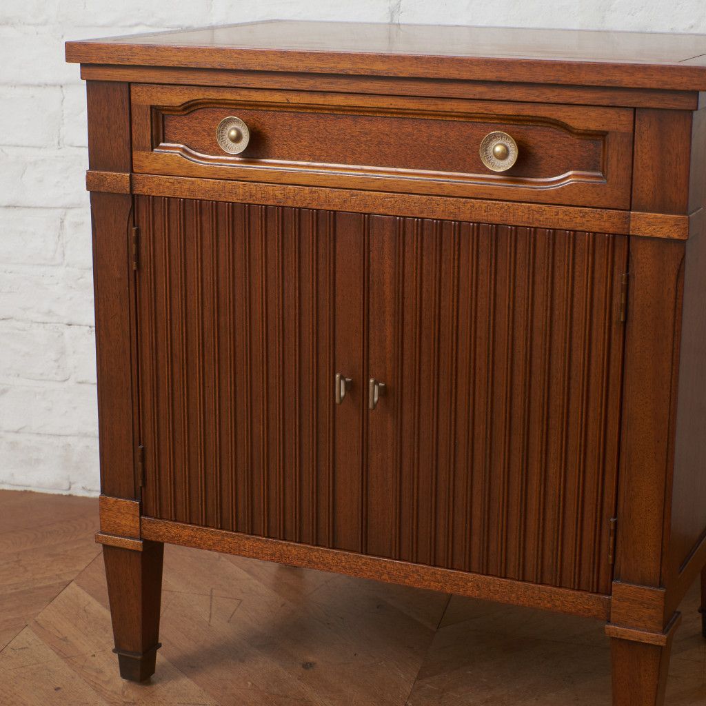 定価27万 Drexel Heritage ナイトテーブル トライユン 引き出し付き