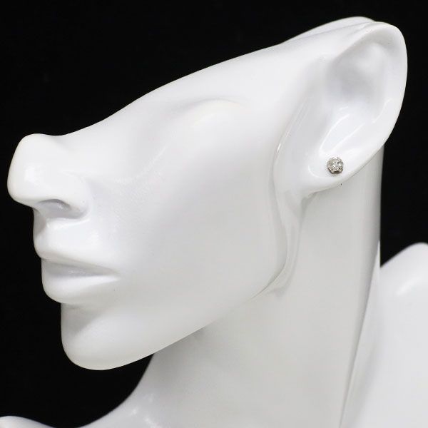 新品 Pt900 ダイヤモンド ピアス 1.017ct G/H I1 Fair/Poor - メルカリ