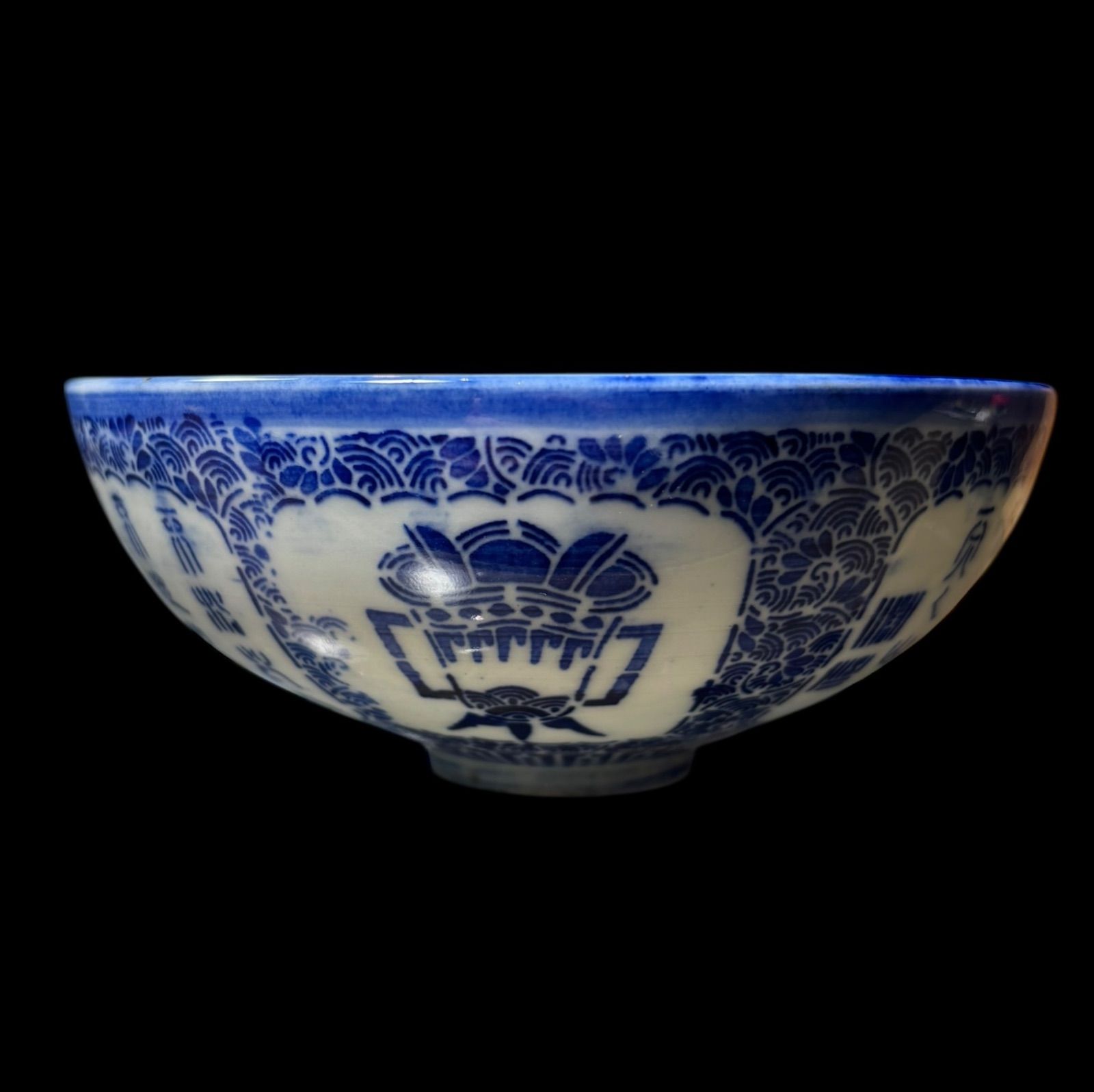 新唐染付菓子鉢 染付 共箱 菓子鉢 松竹梅 鉢 取り皿 飾り皿 和食器