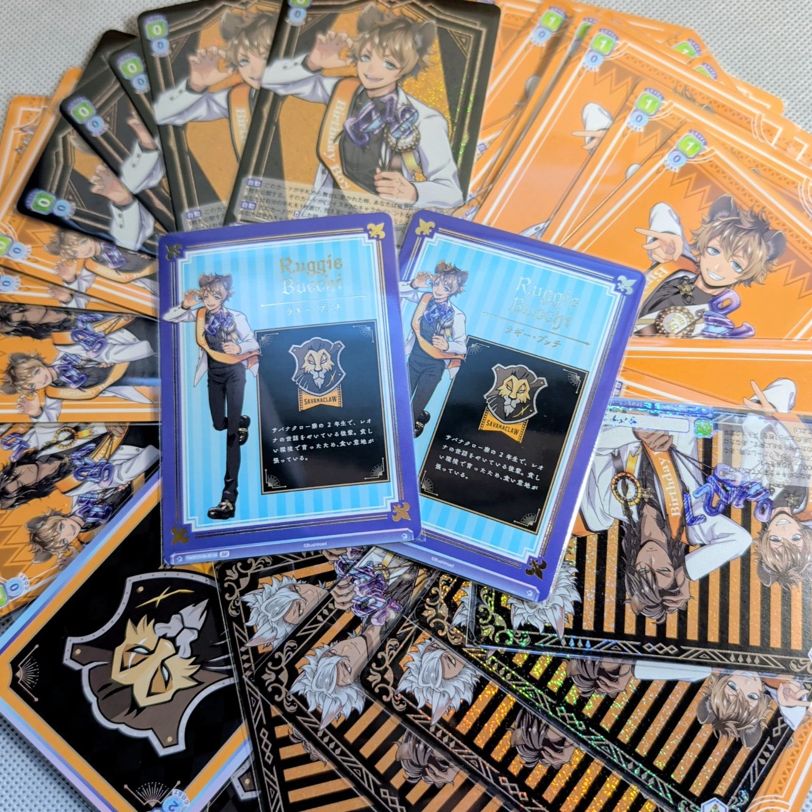 WSB】ツイステ サバナクロー寮 40枚セット ラギー BR 2枚入り デッキ
