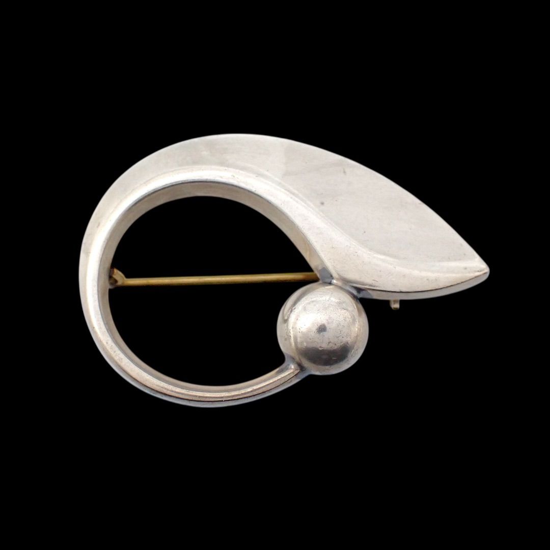 ジョージジェンセン Georg Jensen HaH ハンスハンセン ブローチ 2024