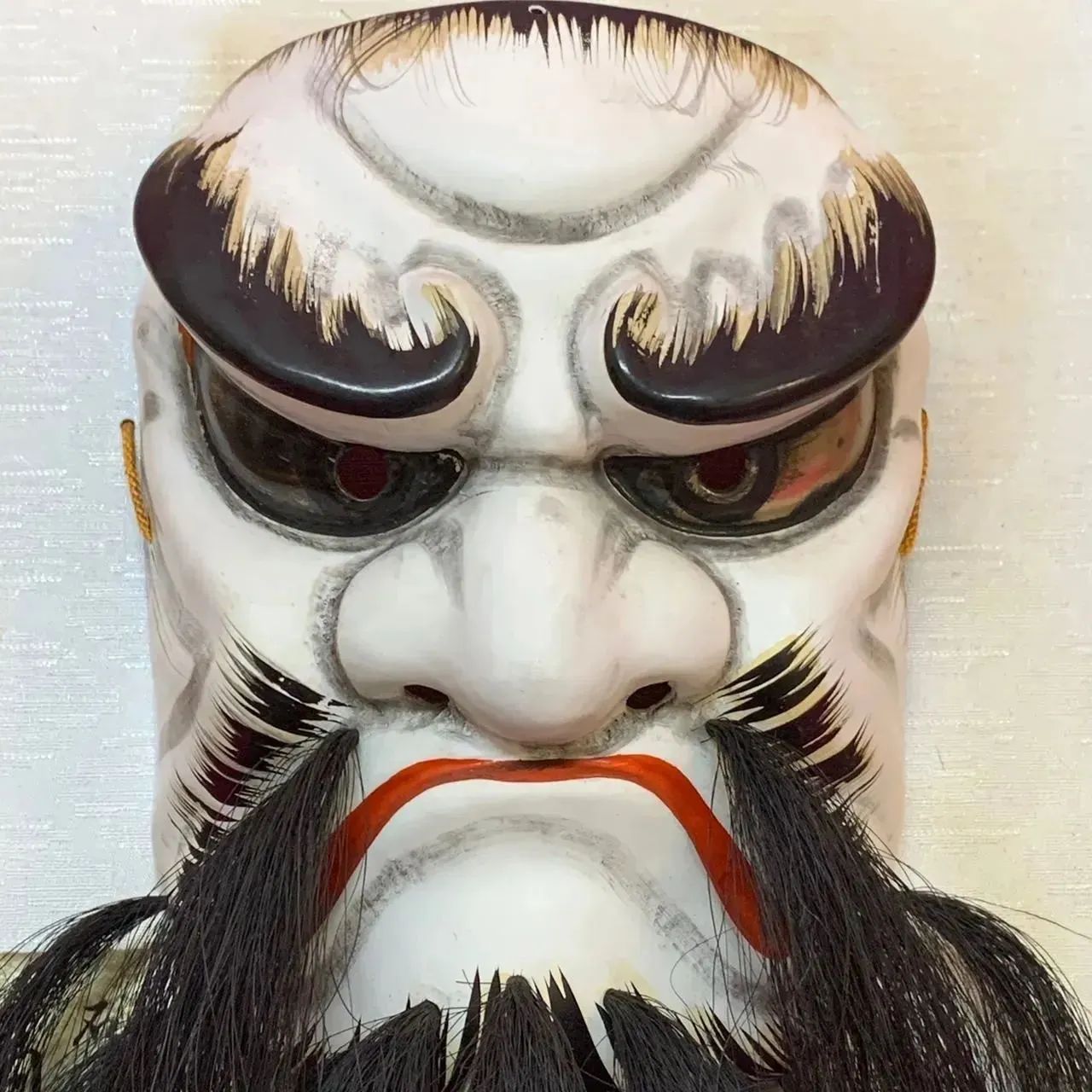 日下義明作 石州長浜 石見神楽 神楽面 面 壁掛け 伝統工芸 魔除け 須佐