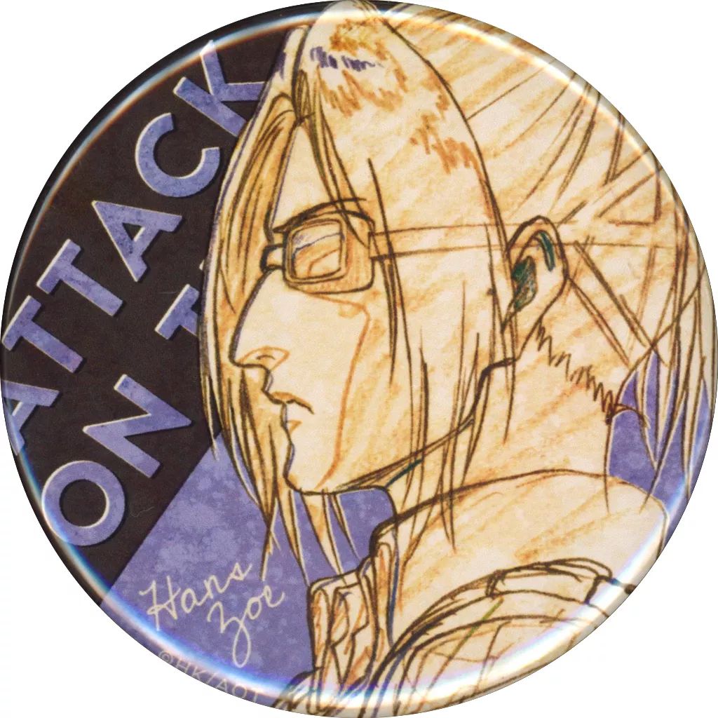 進撃の巨人 WIT STUDIO 缶バッジ ハンジ 進撃の巨人 ハンジ確定