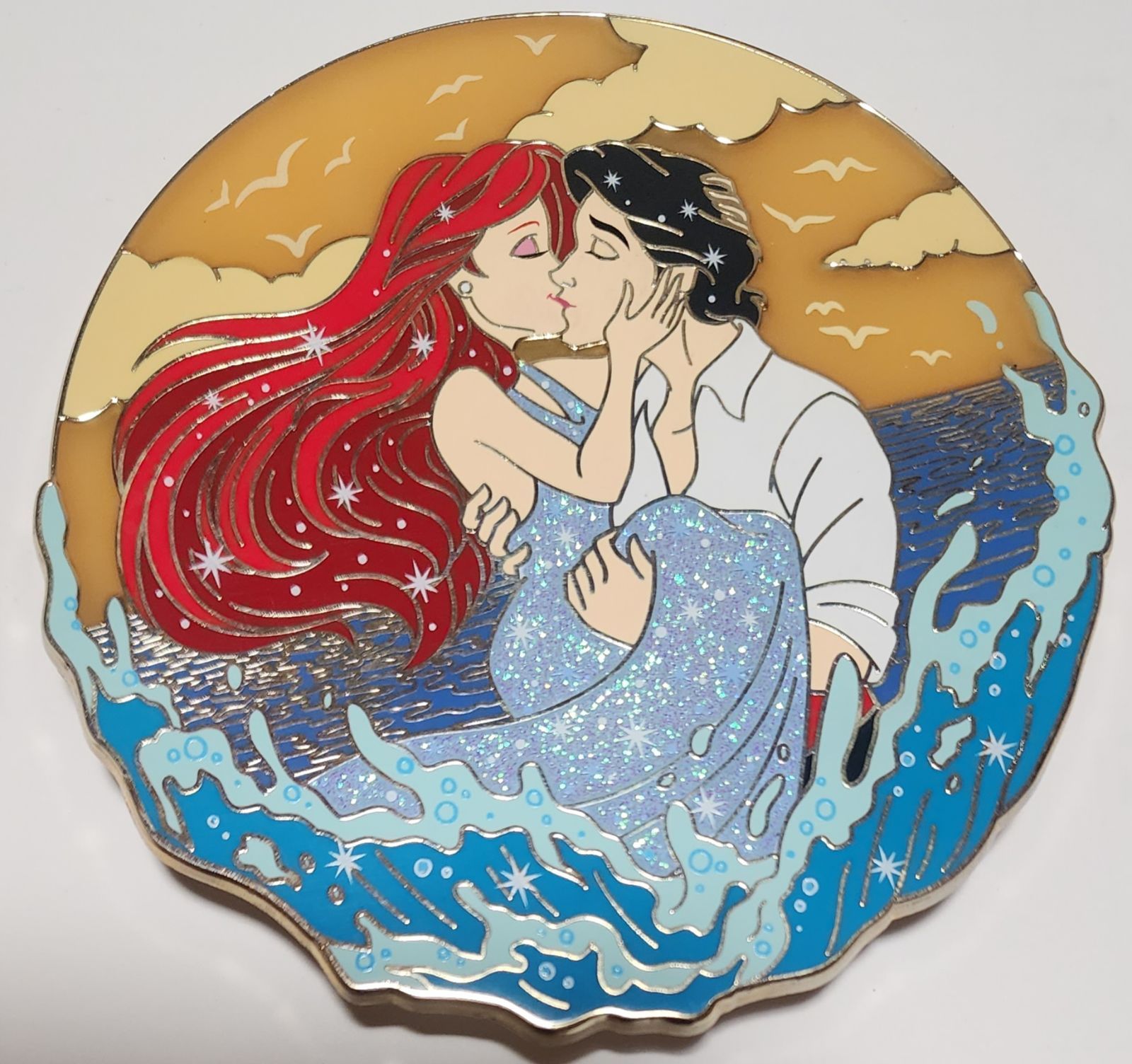 上海ディズニー LE500 リトルマーメイド アリエル ピンバッジ ピンバッチ