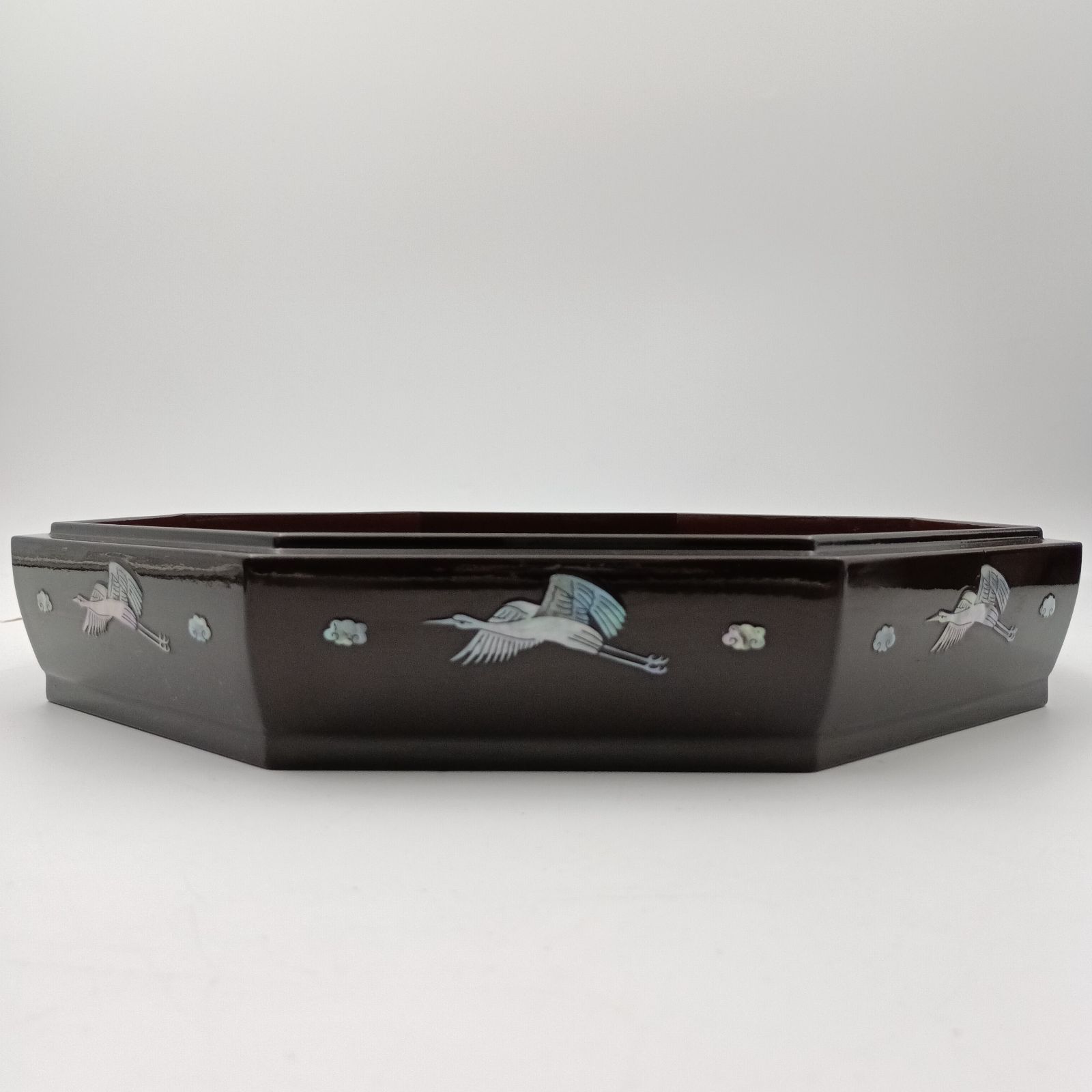 K-0257】韓国製 螺鈿細工 伝統工芸品 漆器 九節板 クジョルパン 食器