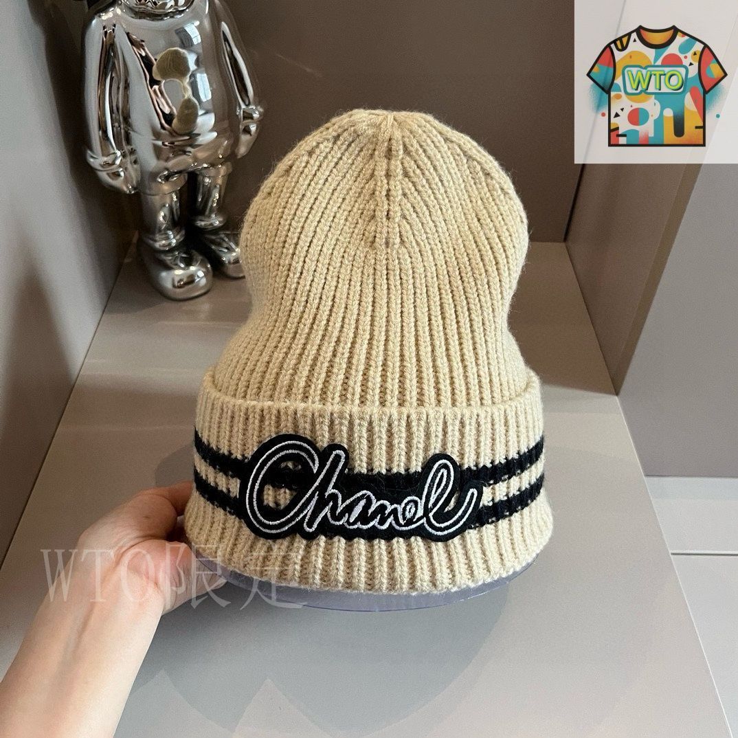 CHANEL 2024秋冬 ニット帽 2024年 秋冬 新作 CHANEL シャネル ニット