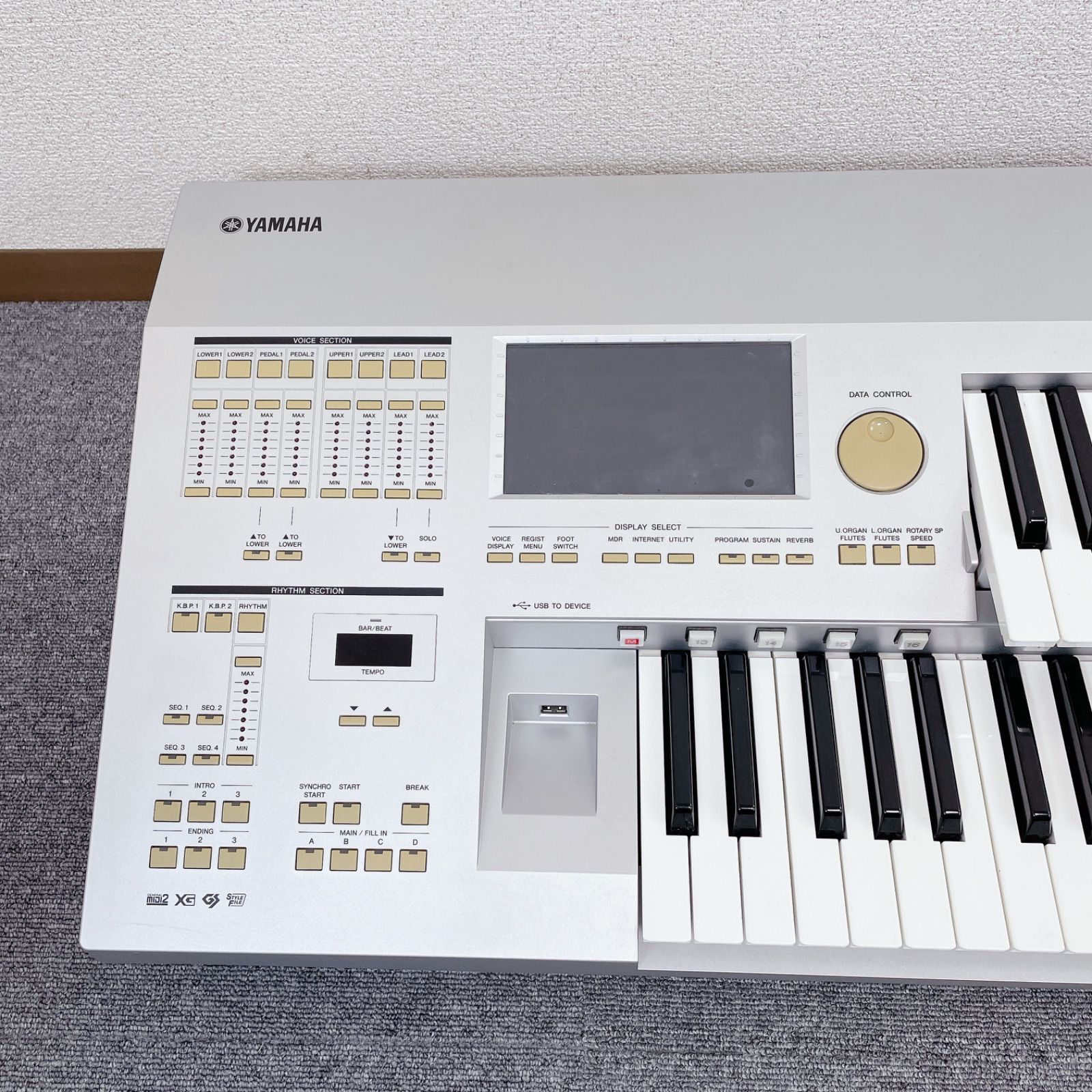 YAMAHA D-DECK DDK-7 2段鍵盤 エレクトーン シンセサイザー - メルカリ