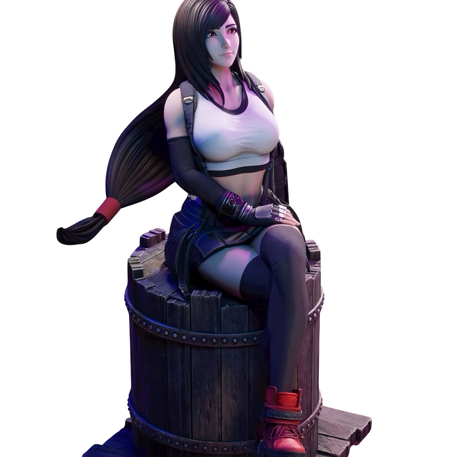 1/6 ガレージキット 工場 フィギュア 未塗装 FF ティファ シット