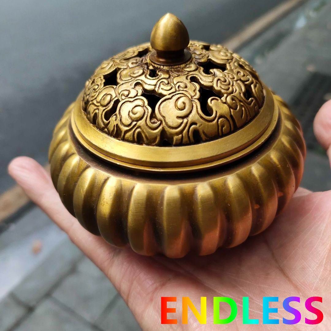 銅器 碧水獣香薫炉 香道具 書房 茶台客間 鎮宅辟邪 開運