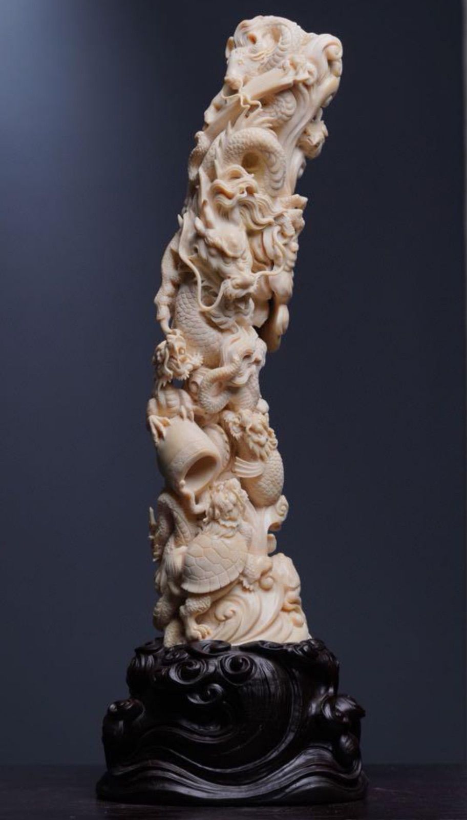 ◇天然素材 ◇A 天然素材 マンモス 工芸品 置物 彫刻 細工