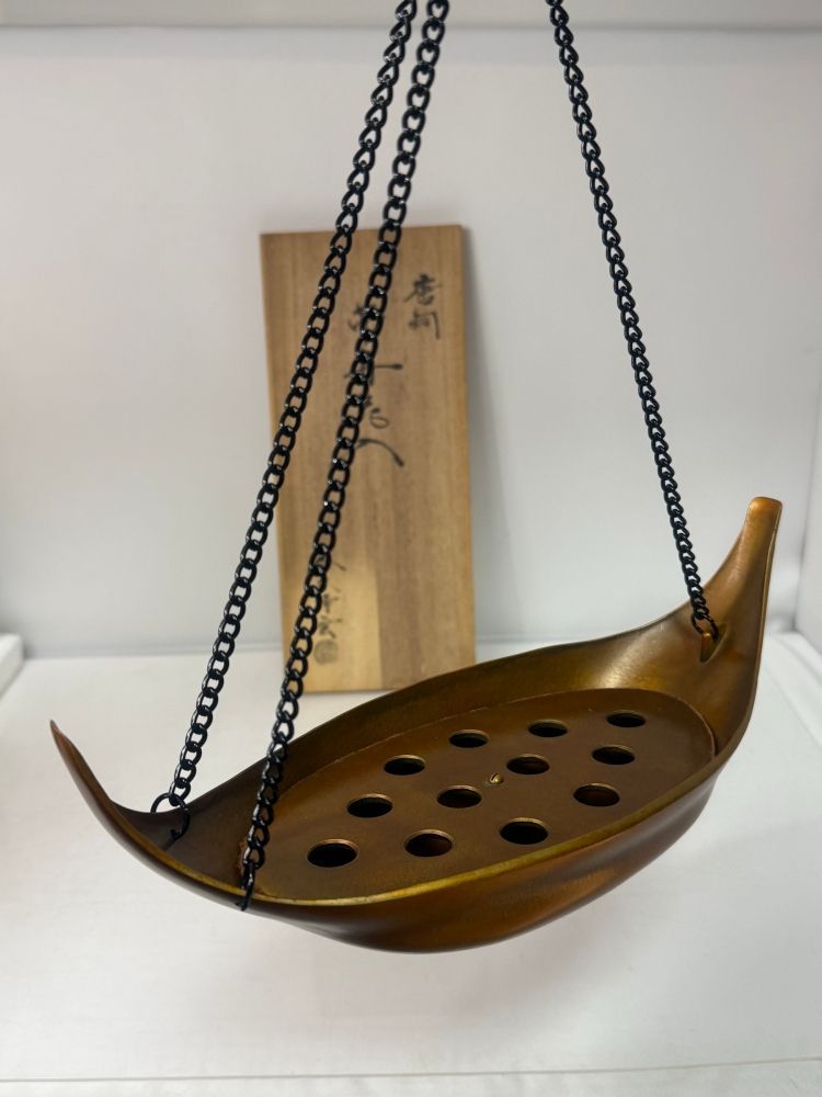 吊鐘 古銅 工芸品 熊平特製古銅 仏教美術 時代物 古美術 釣鐘 銅製