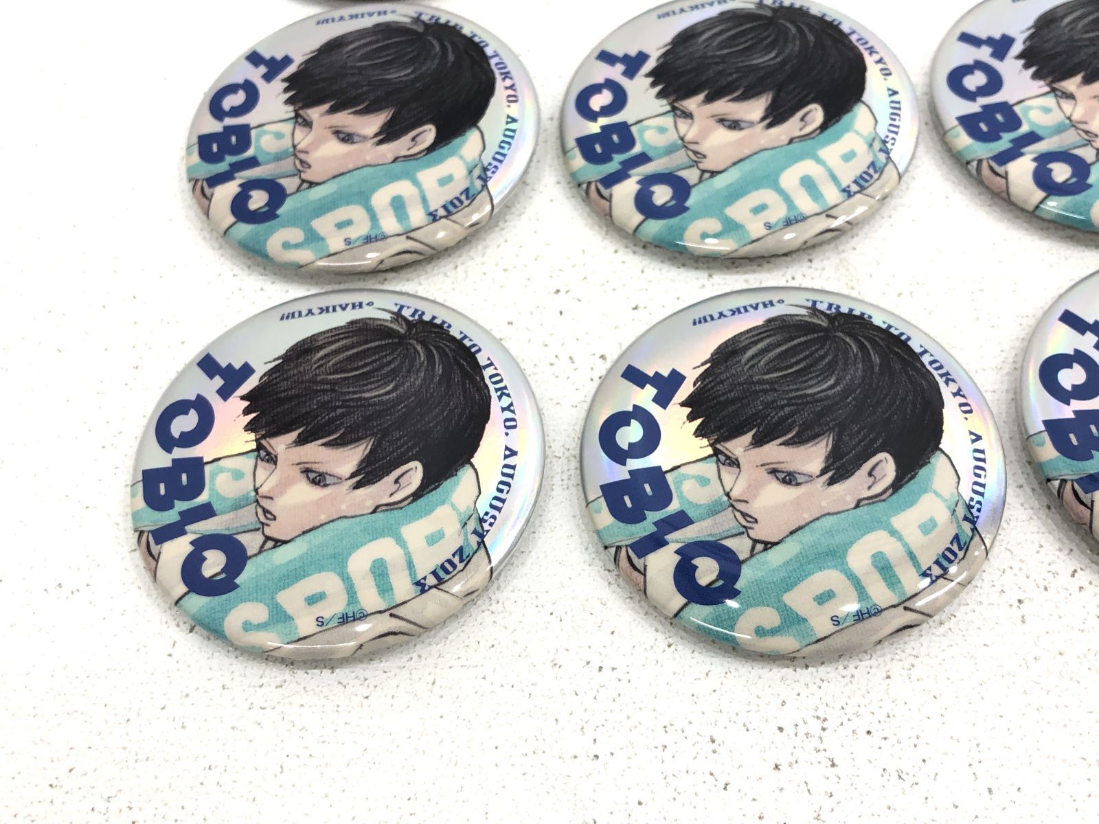 ハイキュー 影山飛雄 缶バッジ 平成28年度排球部合同練習会 ハイキュー