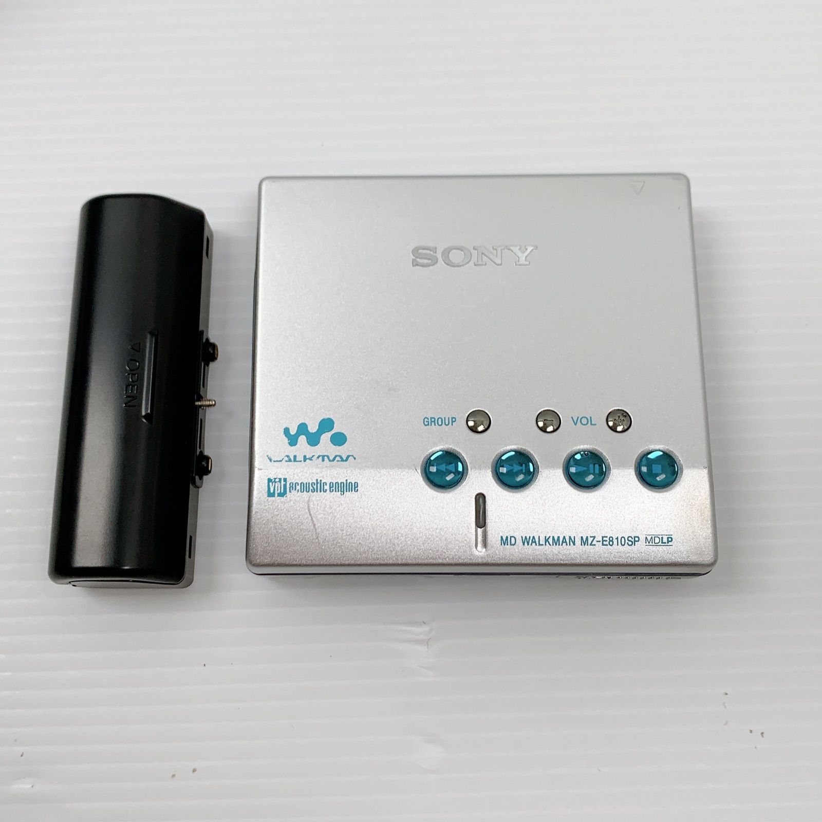 スピーカー付き ポータブルMDプレーヤー SONY MZ-E810SP Amazon.co.jp