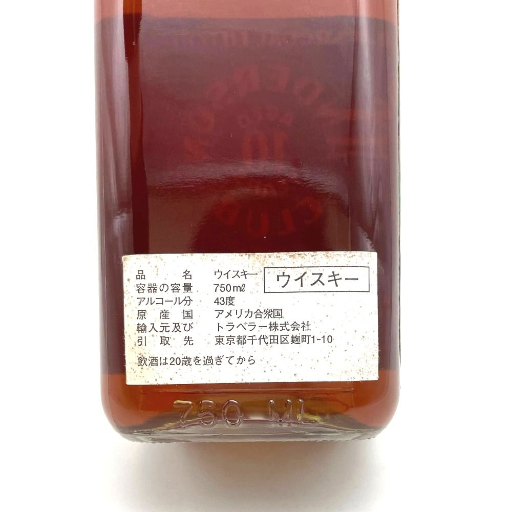 ウイスキー アンダーソンクラブ10年 バーボン ヘブンヒル蒸留所