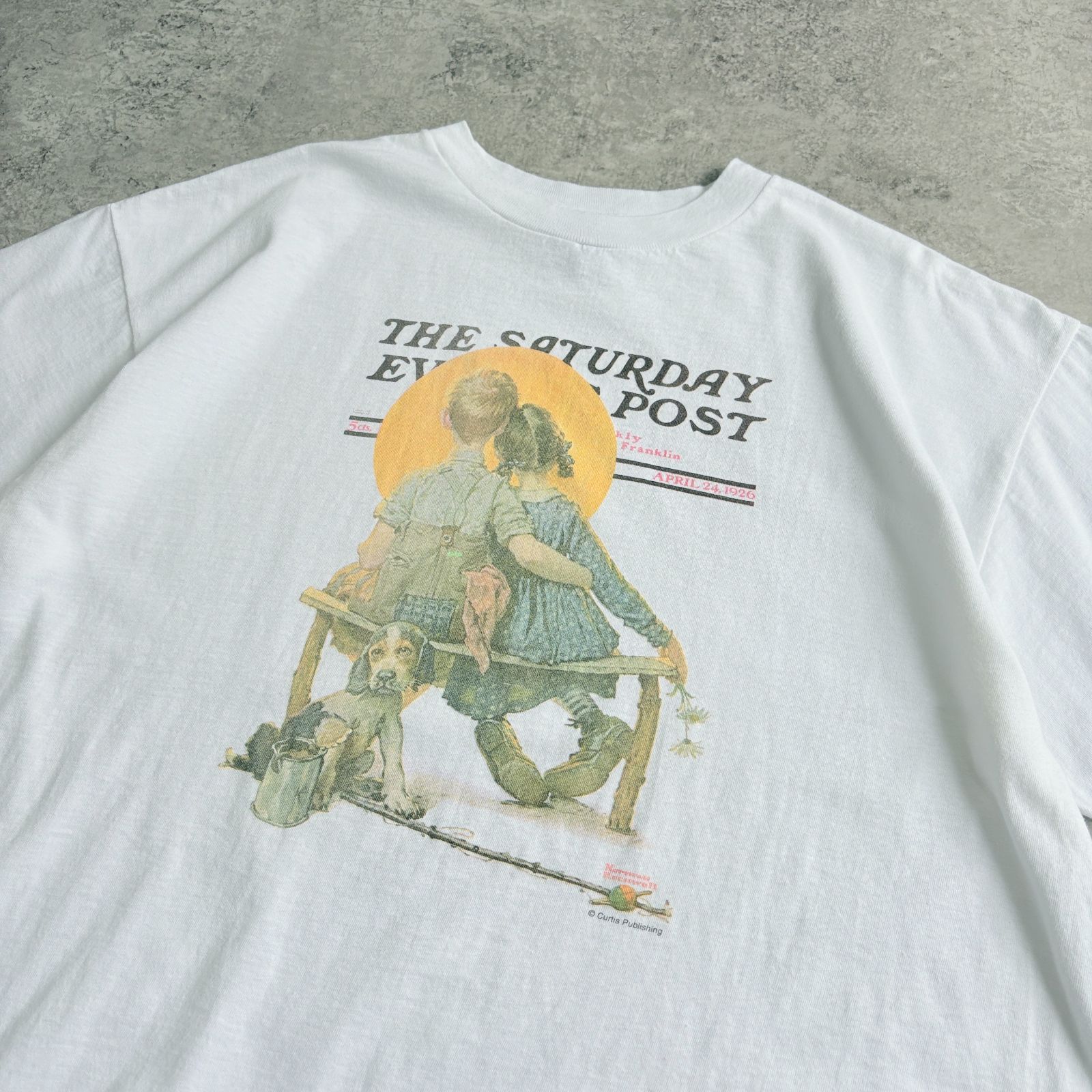 バ*カ様 90s ノーマンロックウェル vintageアートtシャツ 90s