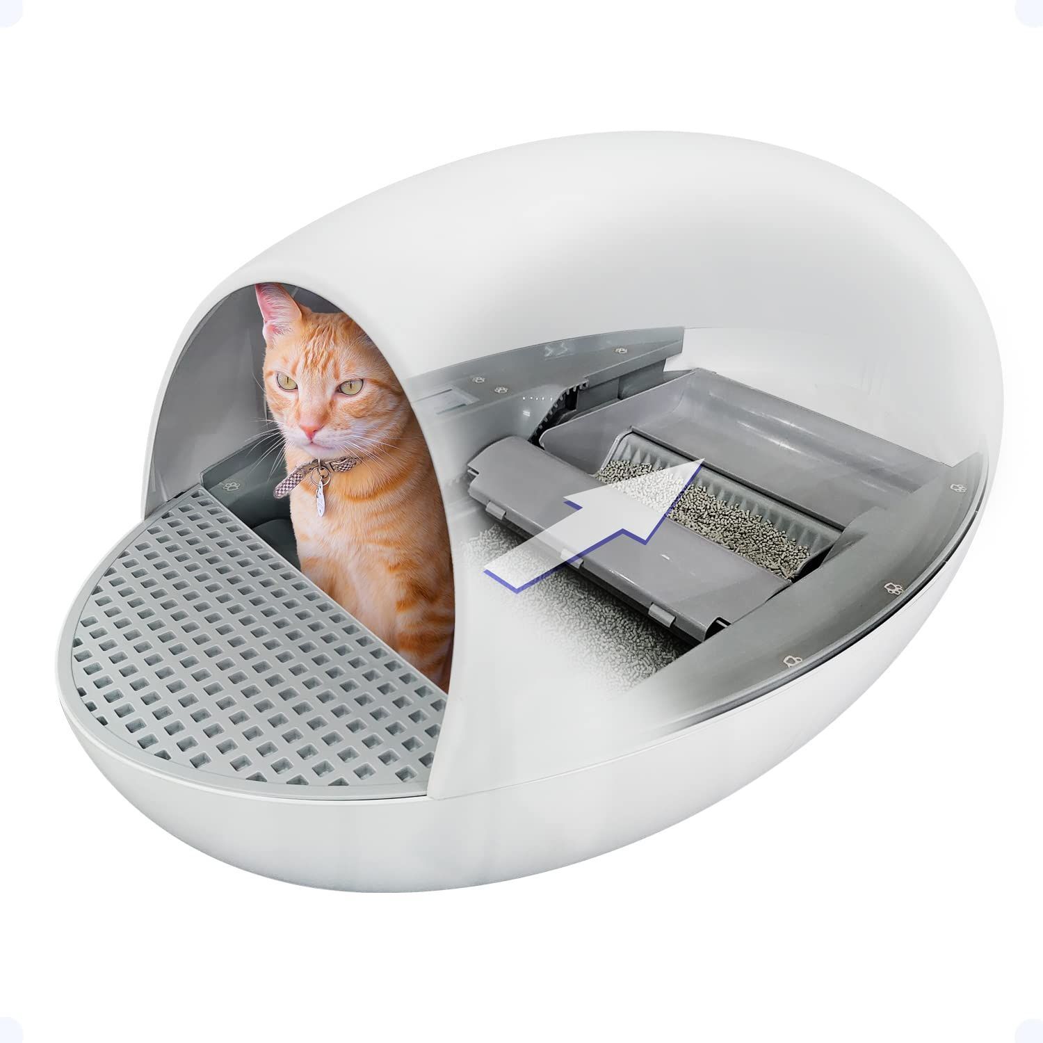 新品※Gulcircle 猫 自動トイレ ペットトイレ自動掃除 バッテリー内蔵