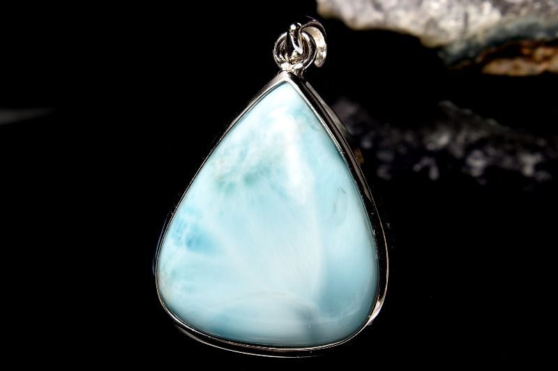 天然石パワーストーンラリマーペンダントトップ シルバー925