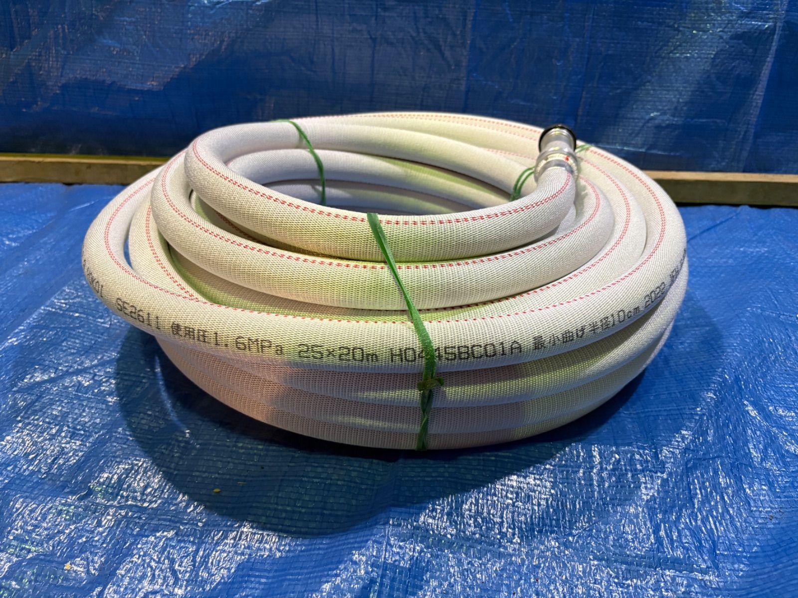 ヨコイ消防ホース2本⭐️美品 Yokoi SE2611 25×20m 保形消防ホース