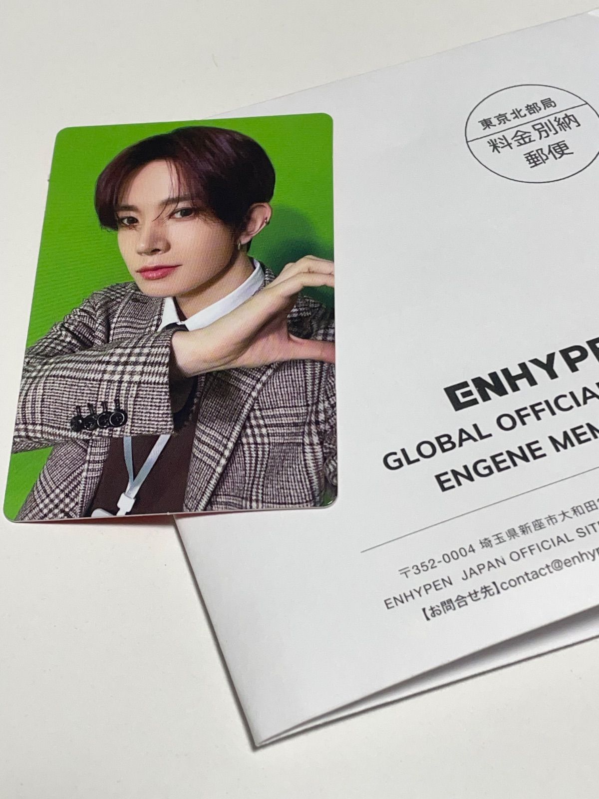 ENHYPEN ヒスン FC 1000人限定アンケートトレカ 【公式通販】