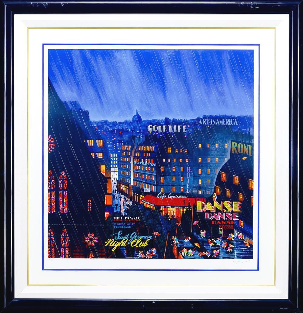 ヒロ・ヤマガタ「クリスタルパレス」大作シルクスクリーン 直筆サイン