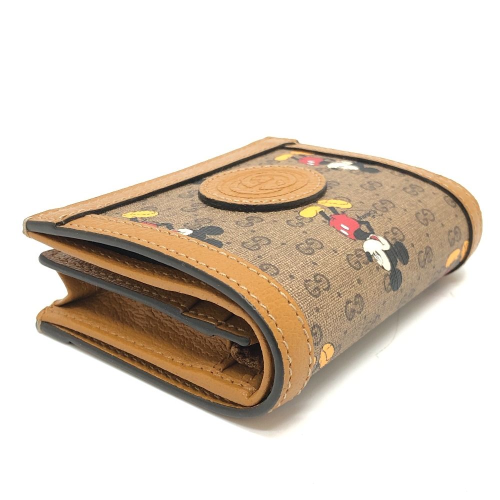 GUCCI グッチ 2つ折り財布 ミッキーマウス 602534 GGスプリーム
