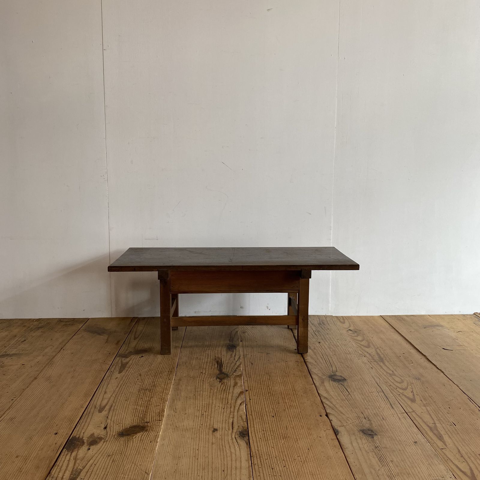 アンティーク ローテーブル 文机 展示台 レトロ 無垢材 y188 - メルカリ