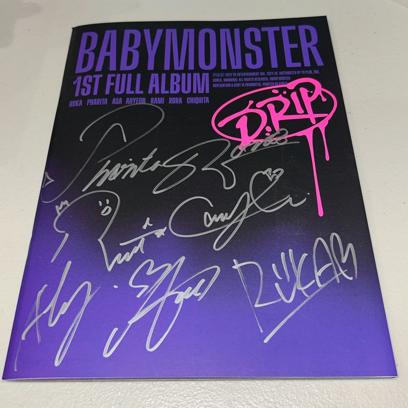 BABYMONSTER ベビモン チキータ 直筆サイン ポストカード