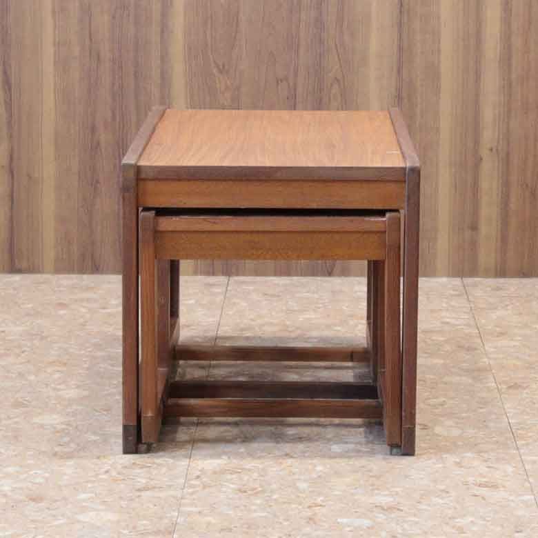 ネストテーブル3点セット イギリス ヴィンテージ チーク ミッド