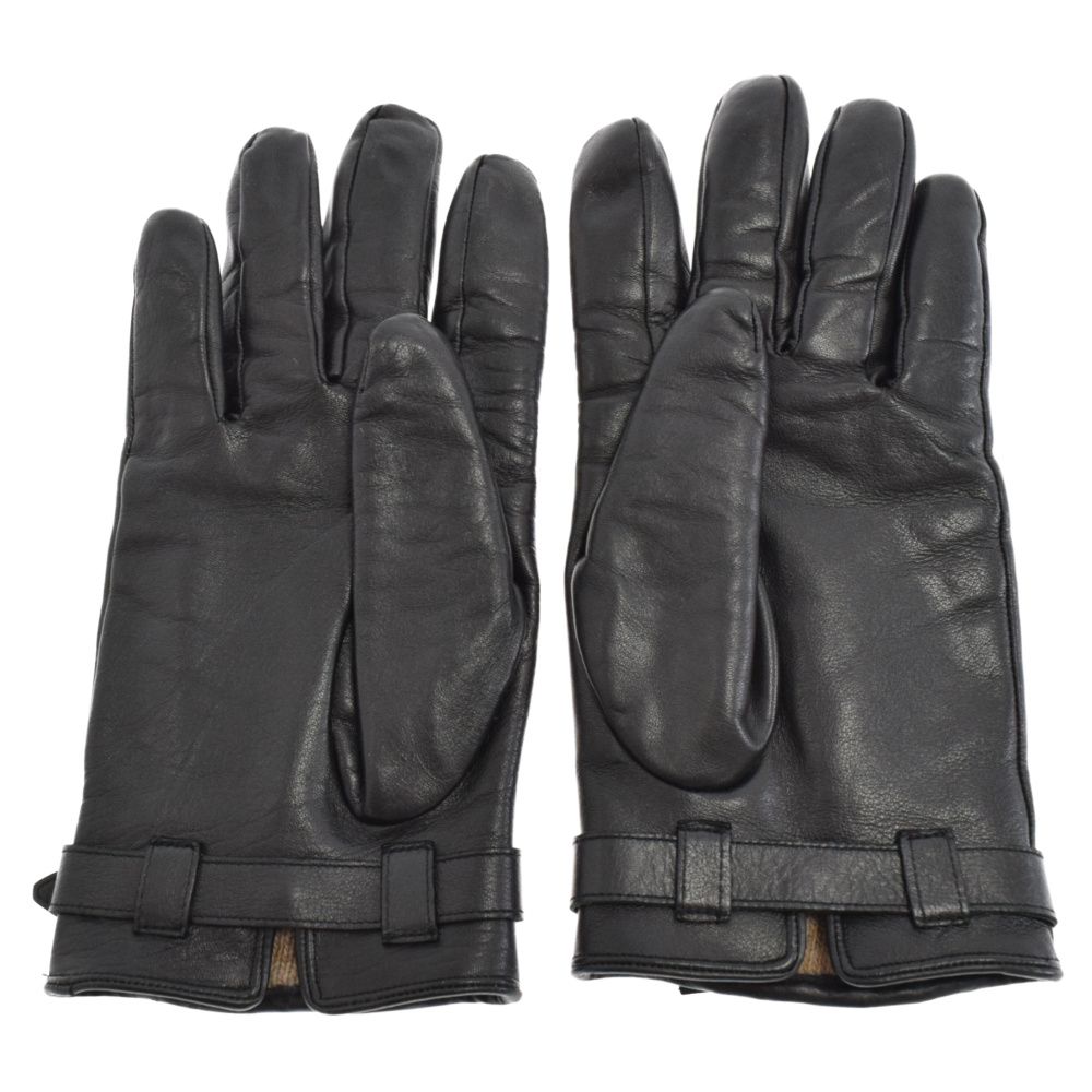 NEU_IN ブラック レザー手袋 NEU_IN ブラック レザー手袋