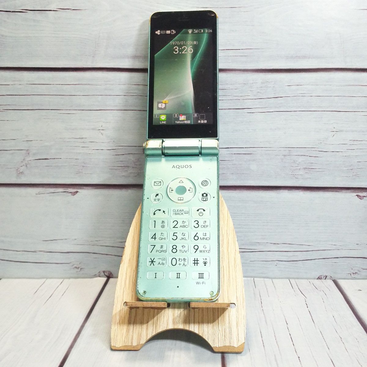 SHARP シャープ AQUOS ケータイ2 601SH ホワイト SIMフリー SIMロック