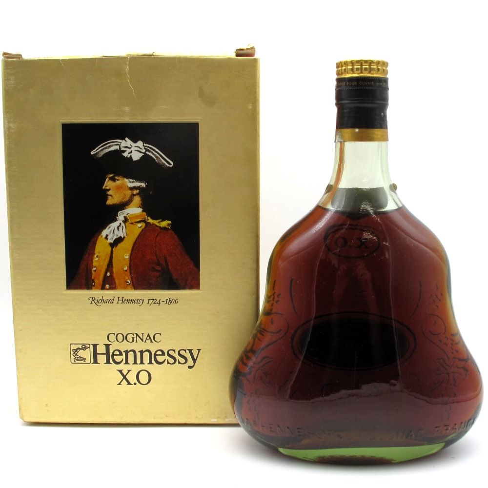 未開栓 ヘネシー Hennessy XO 旧グリーンボトル 金キャップ 古酒
