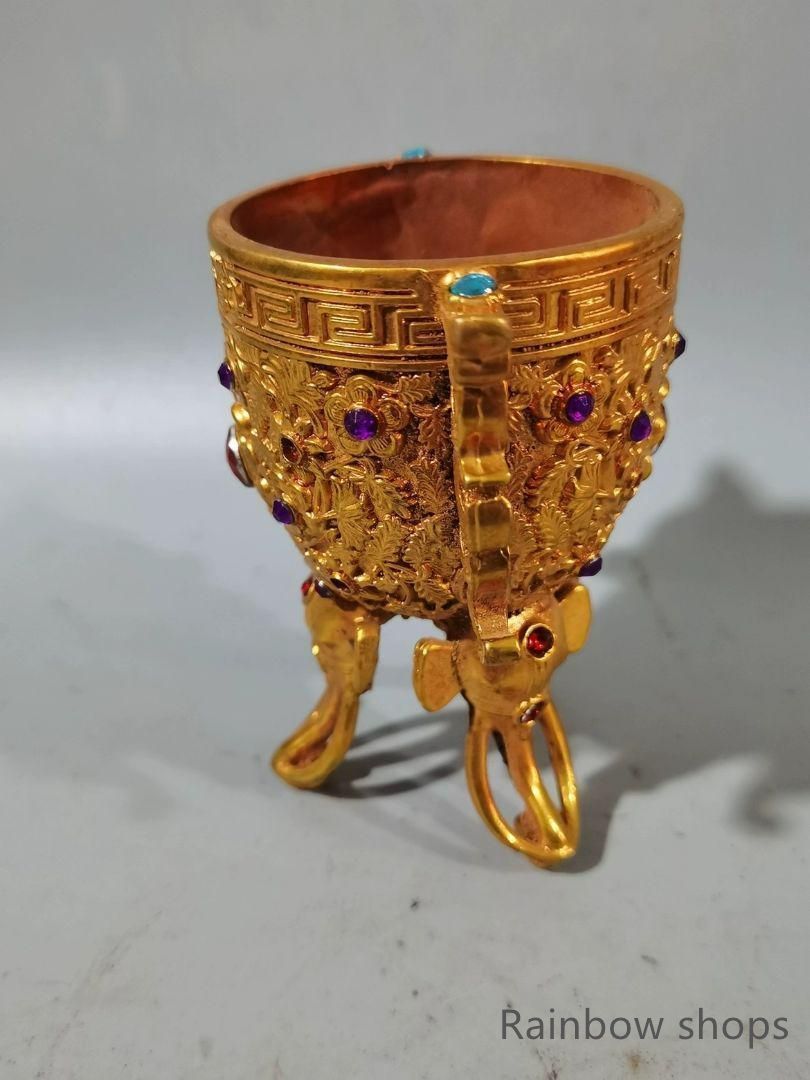 修縁堂】 密教法具古美術品 真鍮製 如意財神剣 辟邪 開運