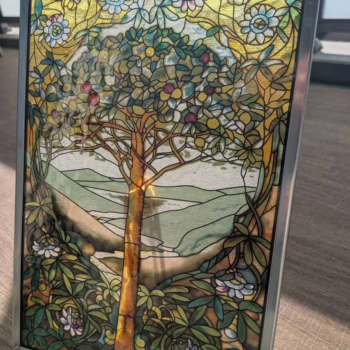 ルイスCティファニー ステンドグラス Flamingo グラスマスターズ社