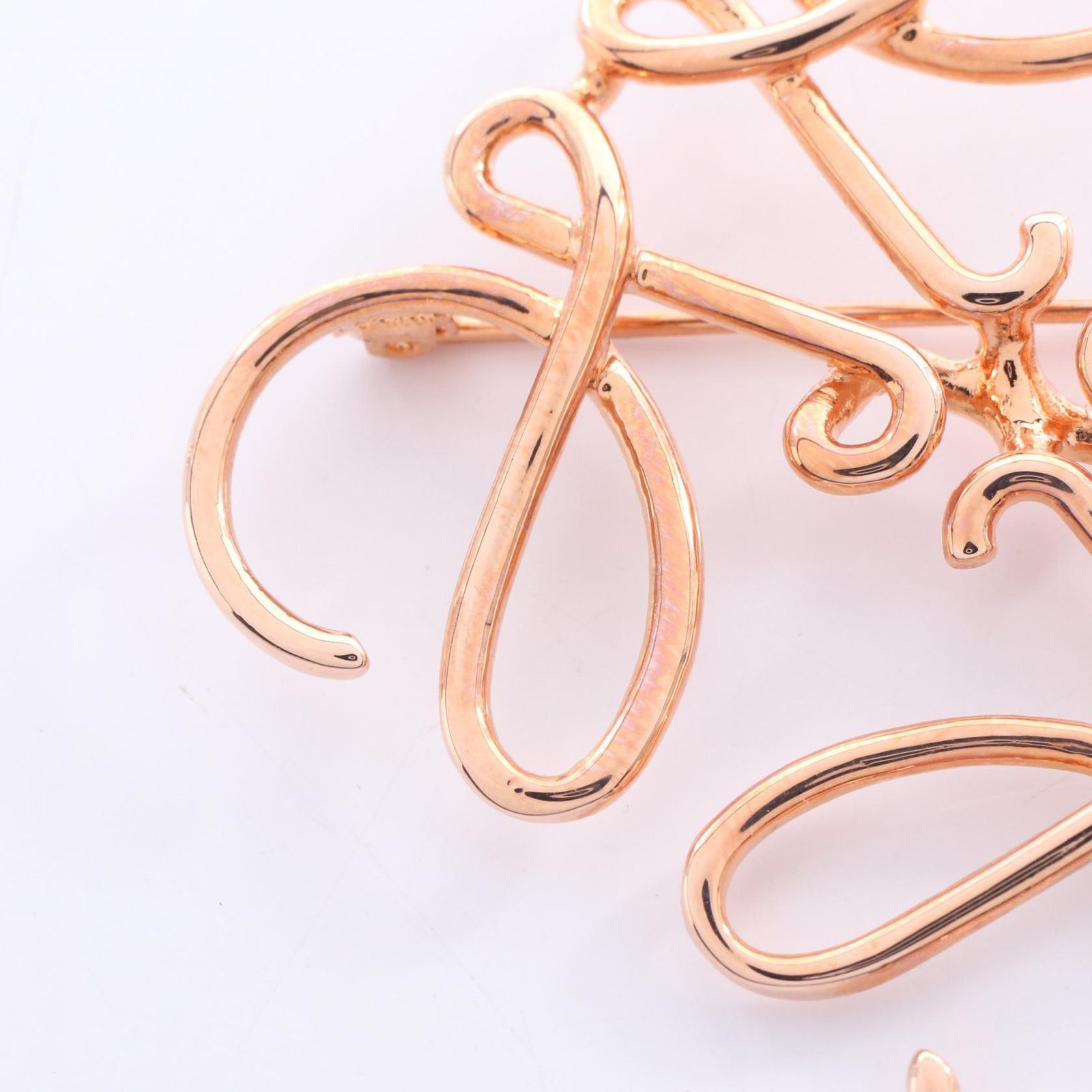 LOEWE オンライン ブローチ ローズゴールド ロエベ ブローチ