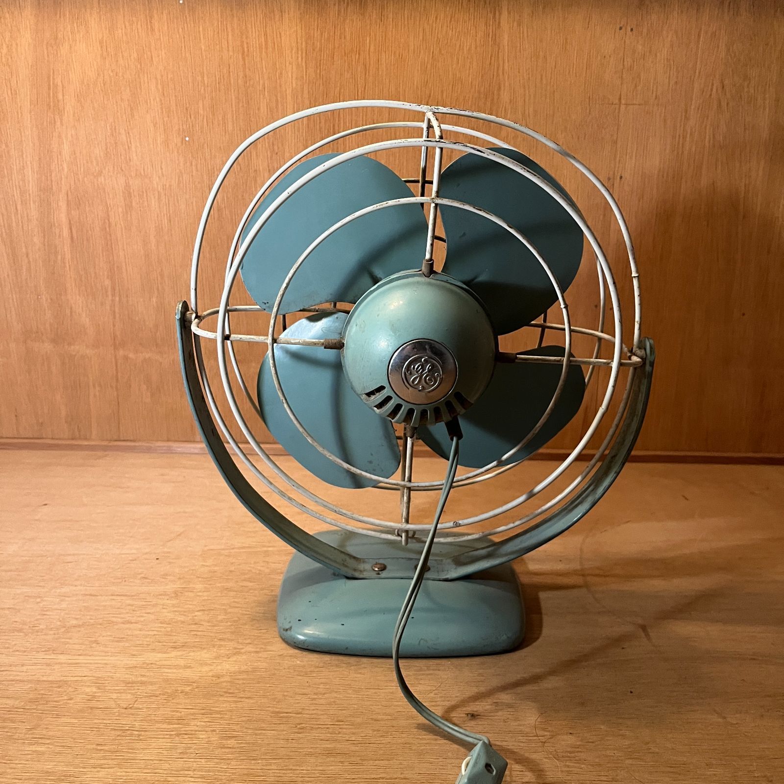 超希少 50s General Electric 扇風機 ライトブルー 超希少 50s General