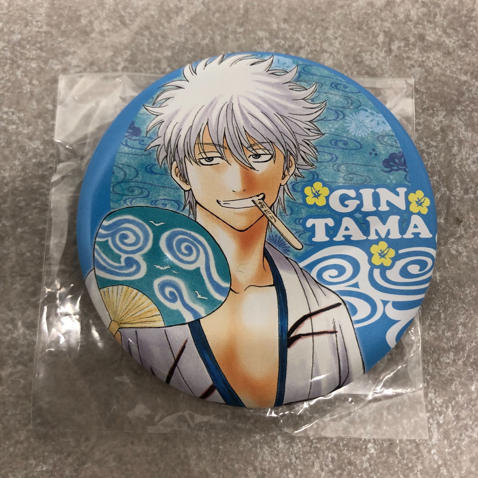 銀魂 坂田銀時 沖縄 限定 缶バッジ ジャンプステーション 銀魂 坂田銀