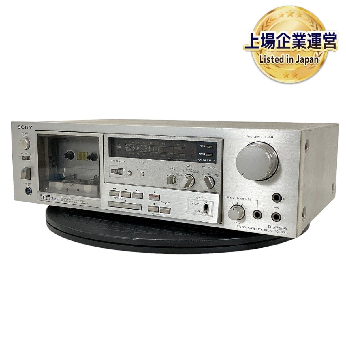 カセットデッキ SONY TC-K333ESG ジャンク 電源OK ソニー