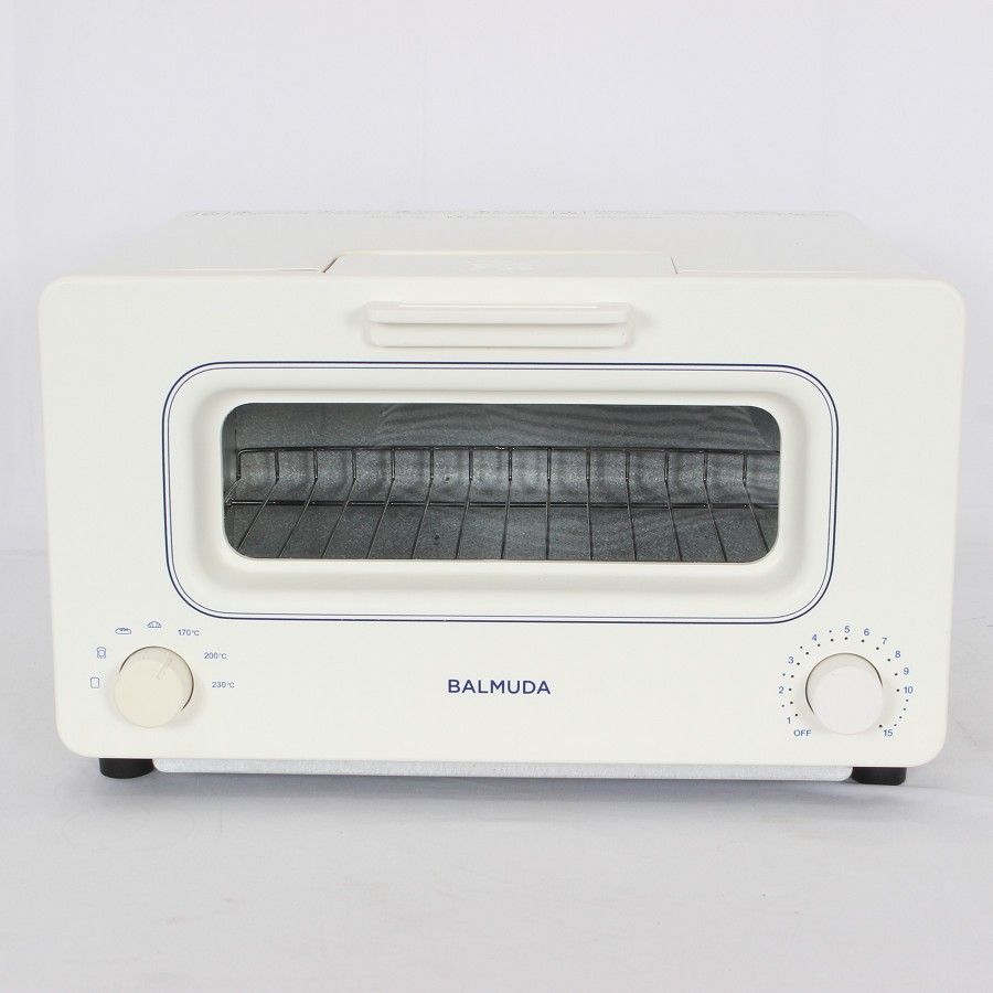購入 BALMUDA The Toaster K01E-WB ホワイト×ブルー スチームオーブン
