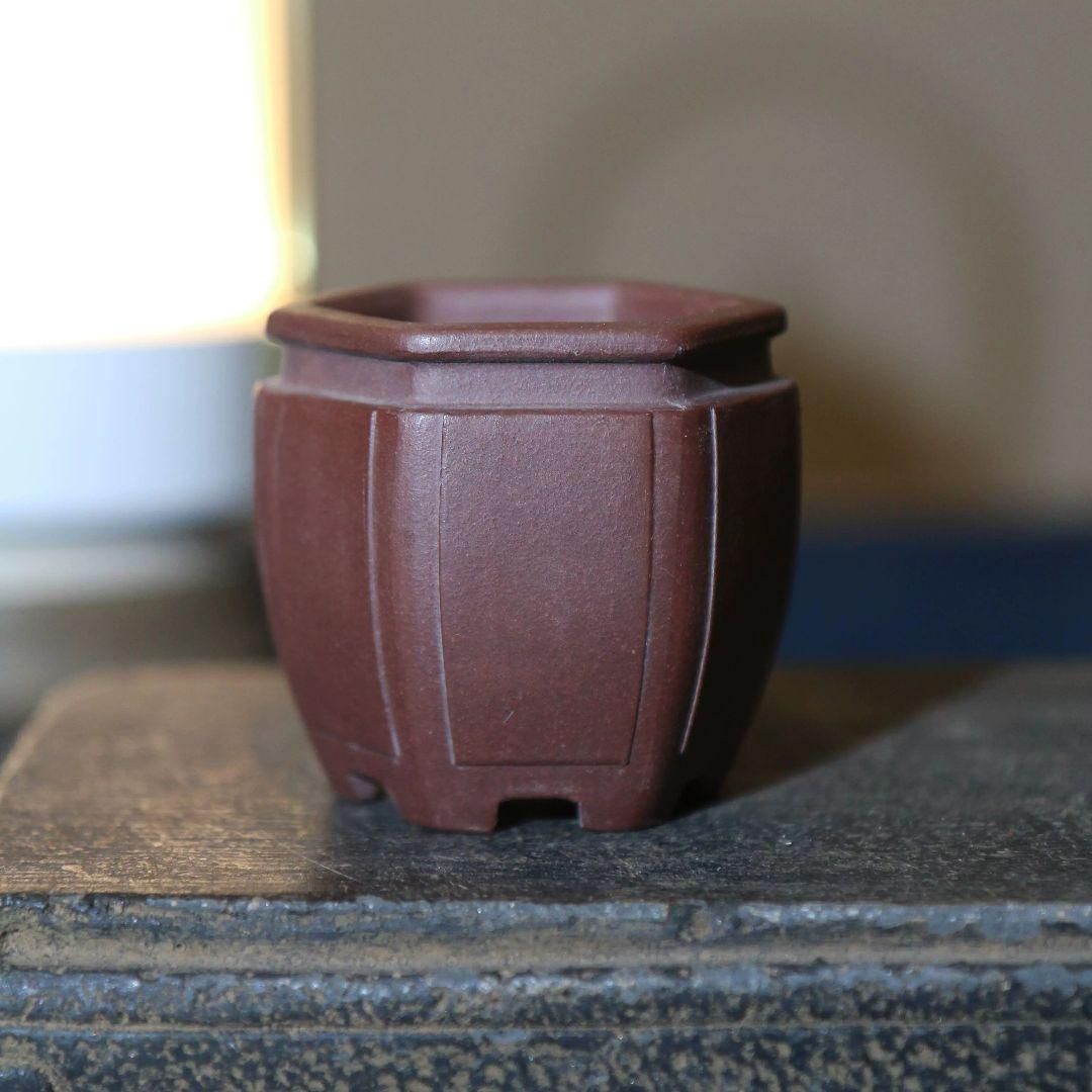 未使用 昭和レトロ 盆栽鉢 ・中国鉢 3 未使用 昭和レトロ 盆栽鉢