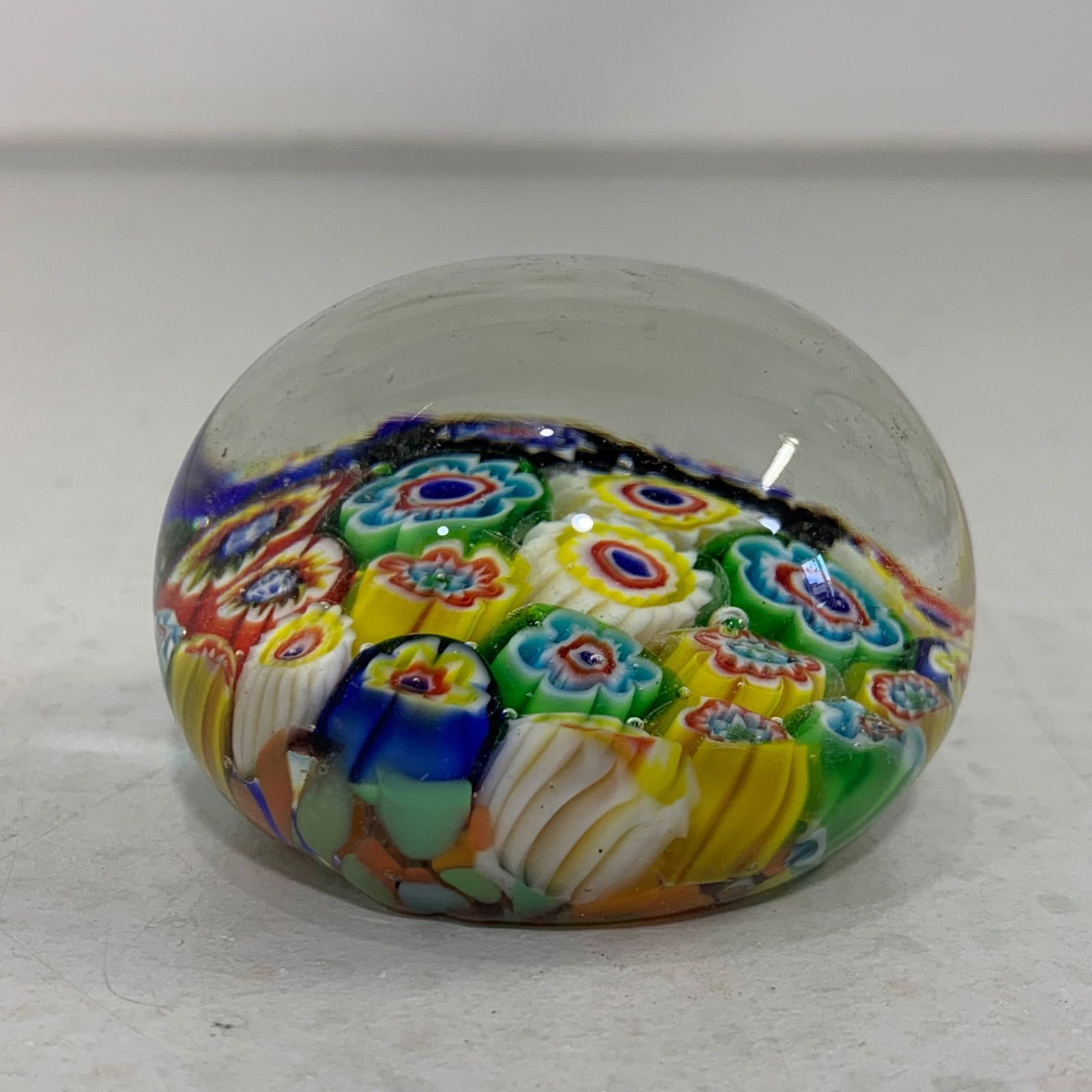 Murano Glass ムラーノガラス ペーパーウエイト ミルフィオリ Amazon