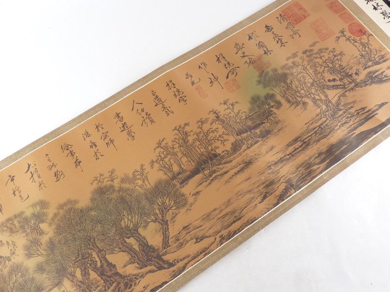 精製 清明上河図 巻物 中国画 複製画 清宮】中国 北宋「清明上河図」複製画