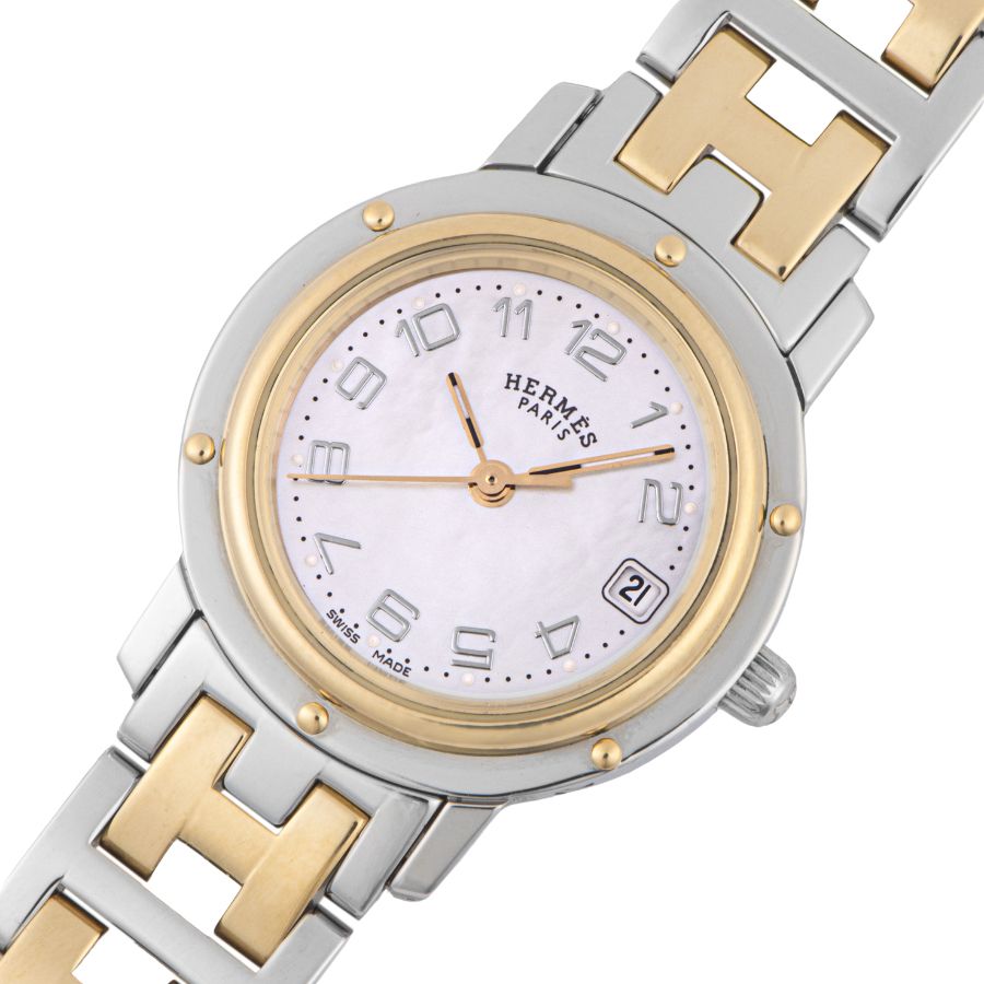 エルメス◇クリッパー◇ナクレ◇コマ◇CL4.220◇レディース◇12mm◇F-S