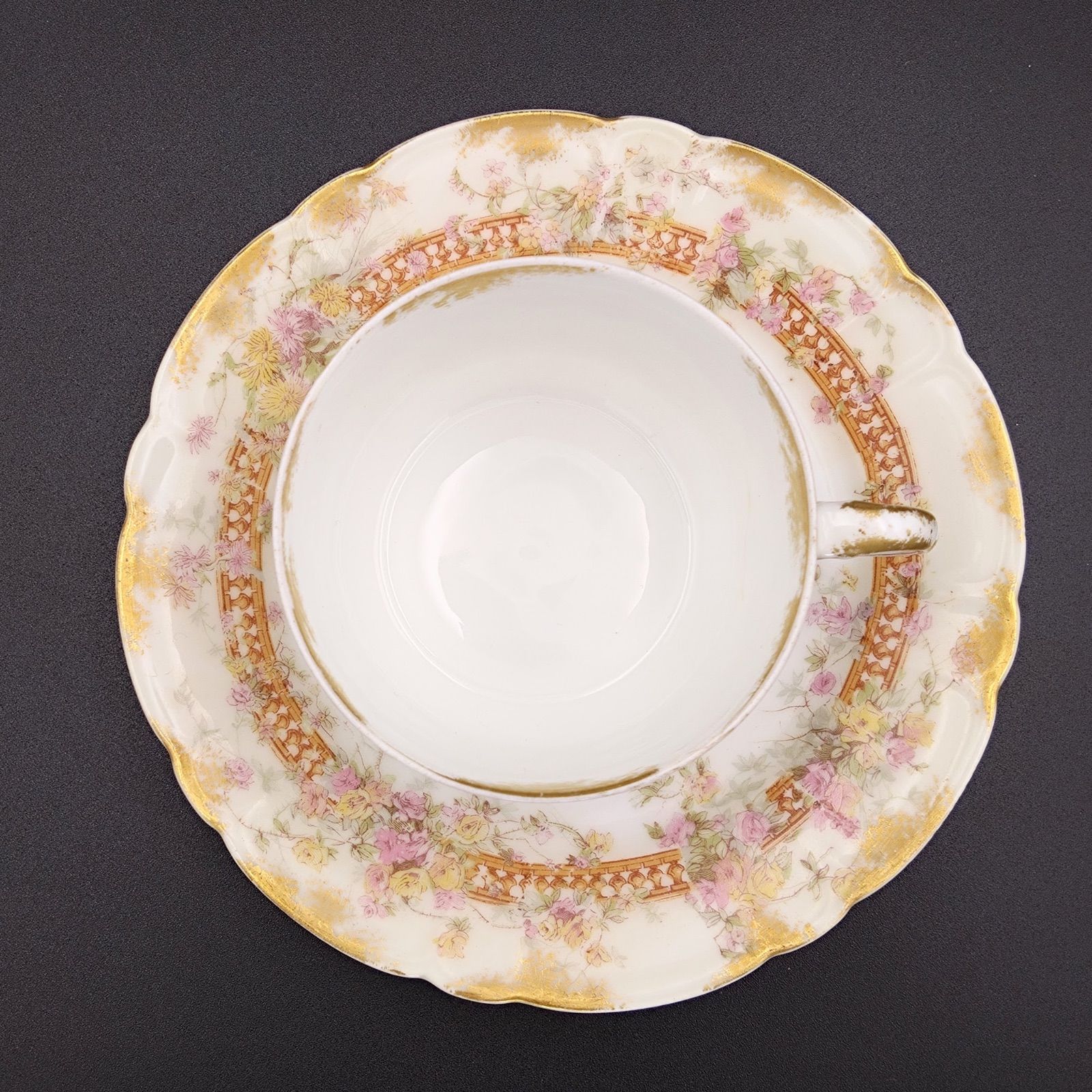 古伊万里美濃太白菊半筒猪口御深井江戸時代B 古伊万里美濃太白菊半筒