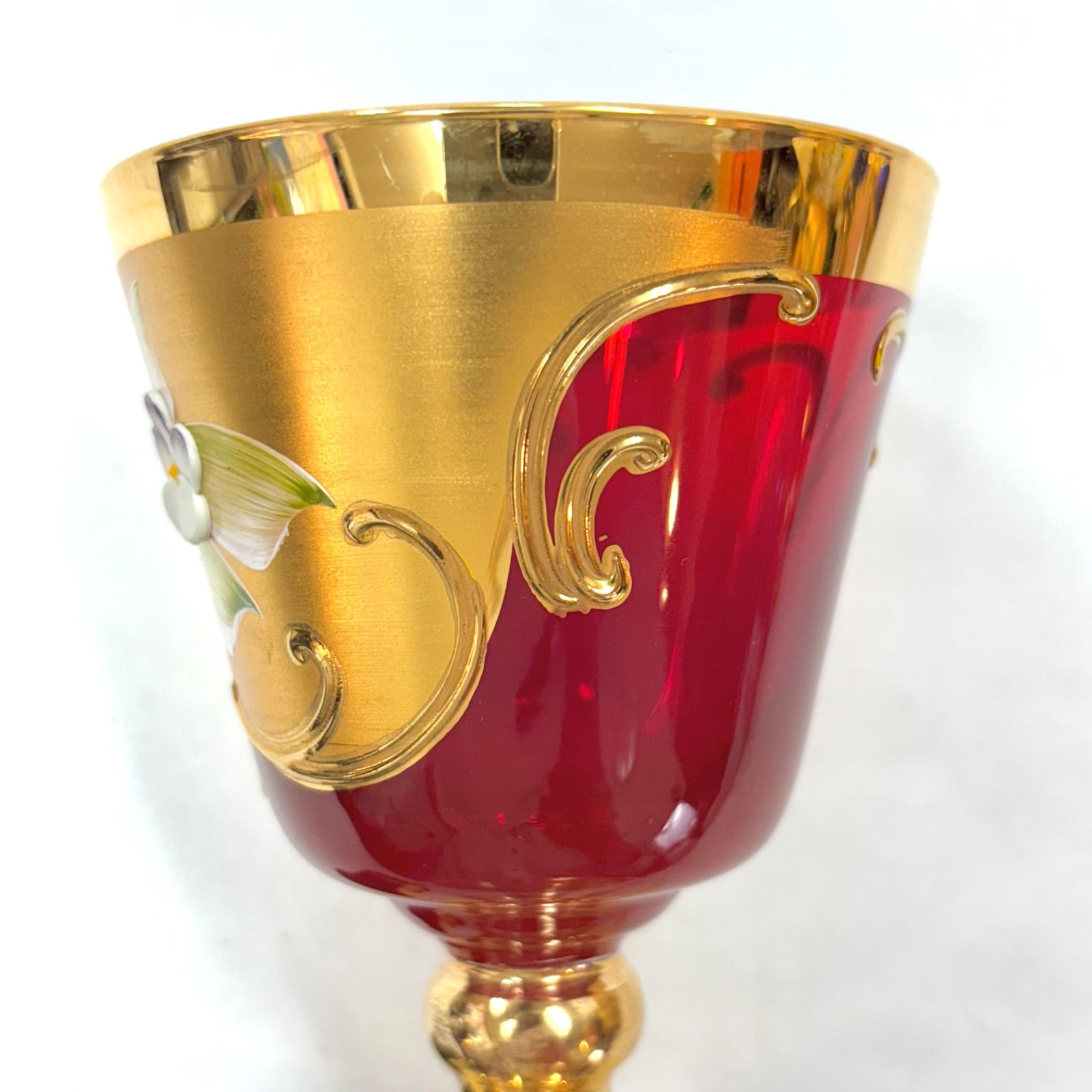 エナメル 金彩 ヴェネチアングラス MURANO 1950s ヴィンテージ