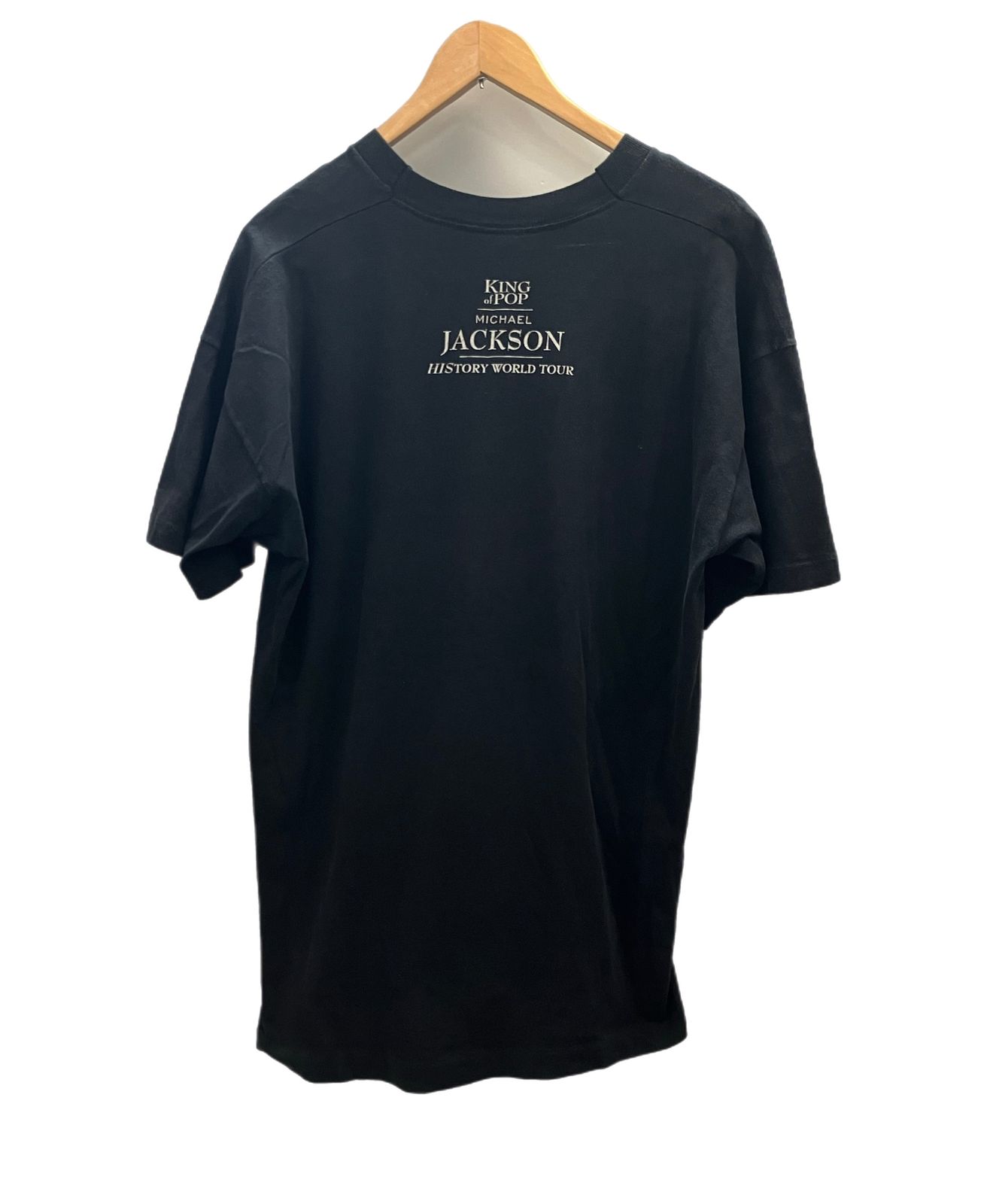 マイケル・ジャクソン Tシャツ 黒 History World Tour L Michael