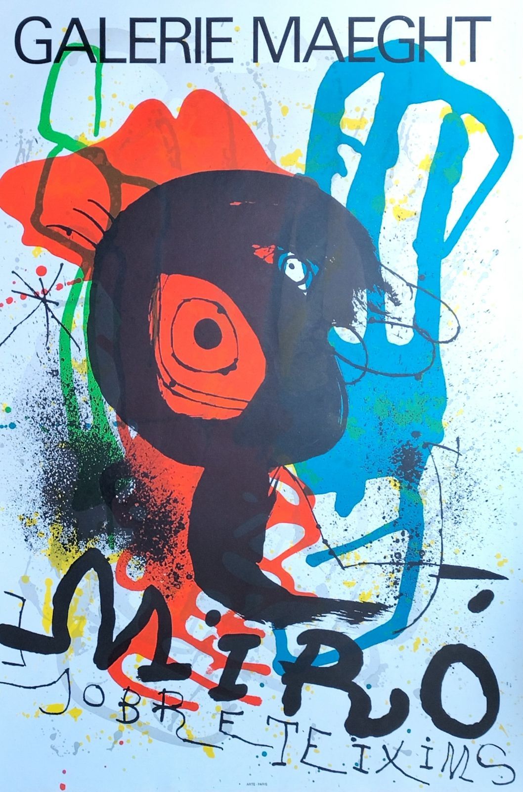 ジョアン・ミロのオリジナル・リトグラフポスター - メルカリ